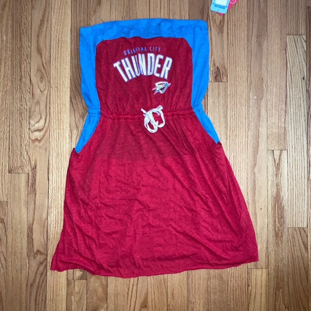 Oklahoma City THUNDER tube dress.